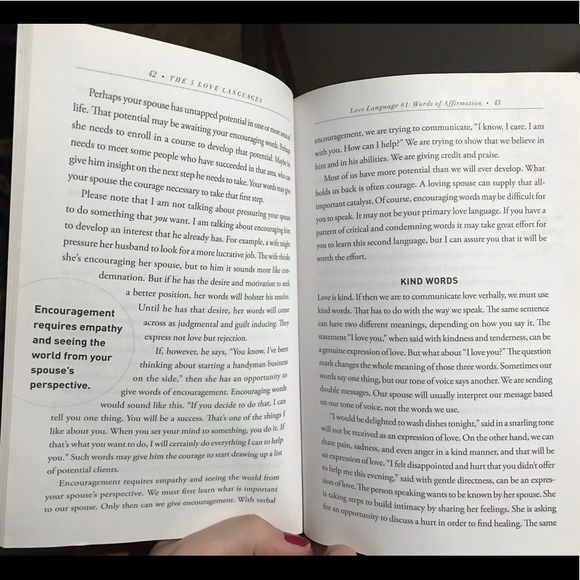 The 5 Love Languages book. - Picture 2 of 3
